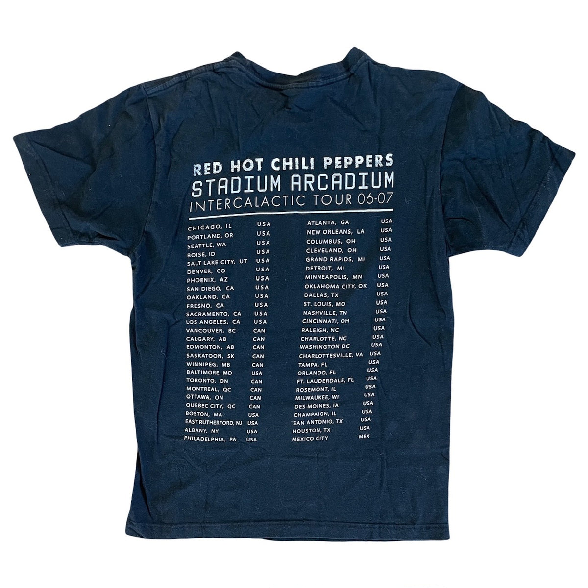 Red Hot Chili Peppers - Stadium Arcadium 2006-07 Tour Tee M(Vintage Apparel)
