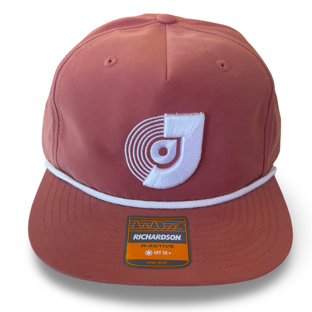 Josey Bug Logo Gramps Hat [Dusty Red Hat/White Logo]