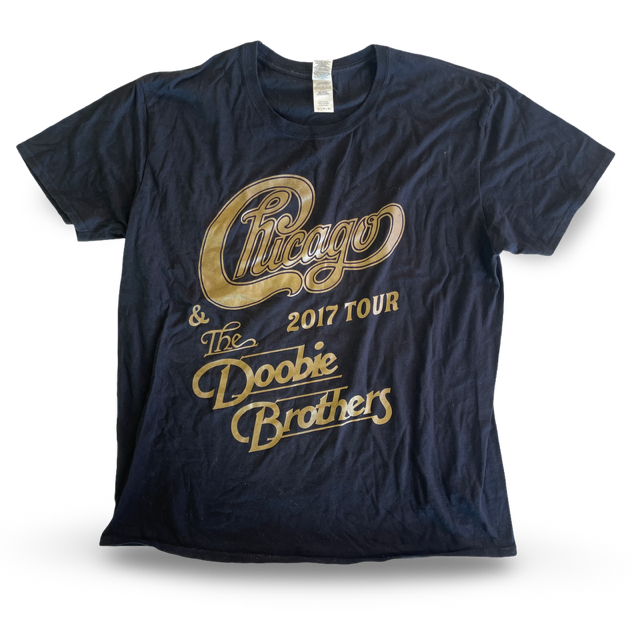 Chicago/The Doobie Brothers - 2017 North America Tour Tee XL (Vintage Apparel)