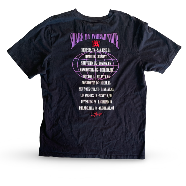 Aaliyah - Shoe Palace 1997 World Tour Tee XL (Vintage Apparel)