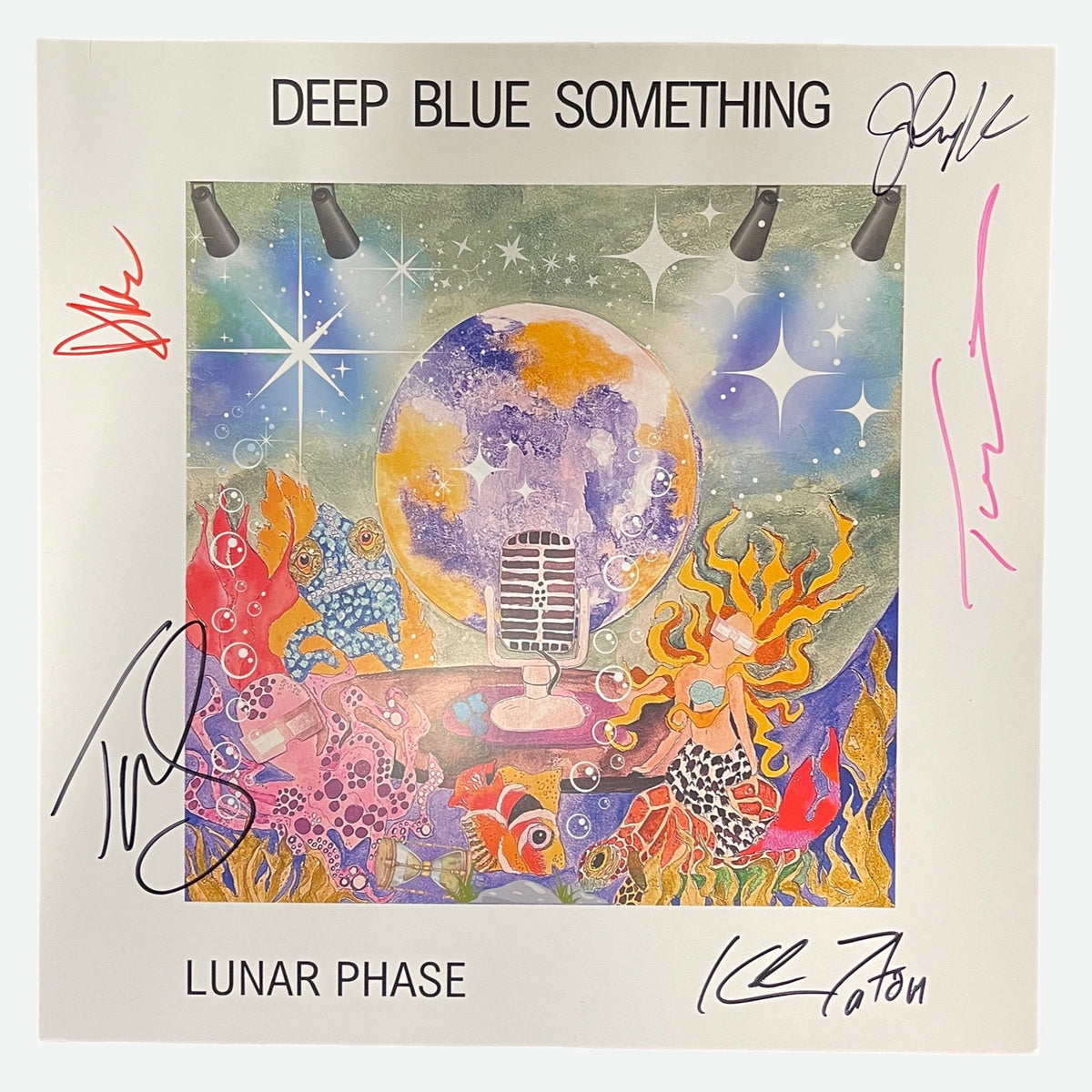 Deep Blue Something - Lunar Phase - Transparent Blue (Signed Vinyl)
