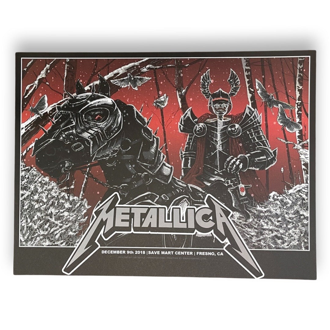 Metallica December 9, 2018 Fresno [Nakatomi Screen Print]