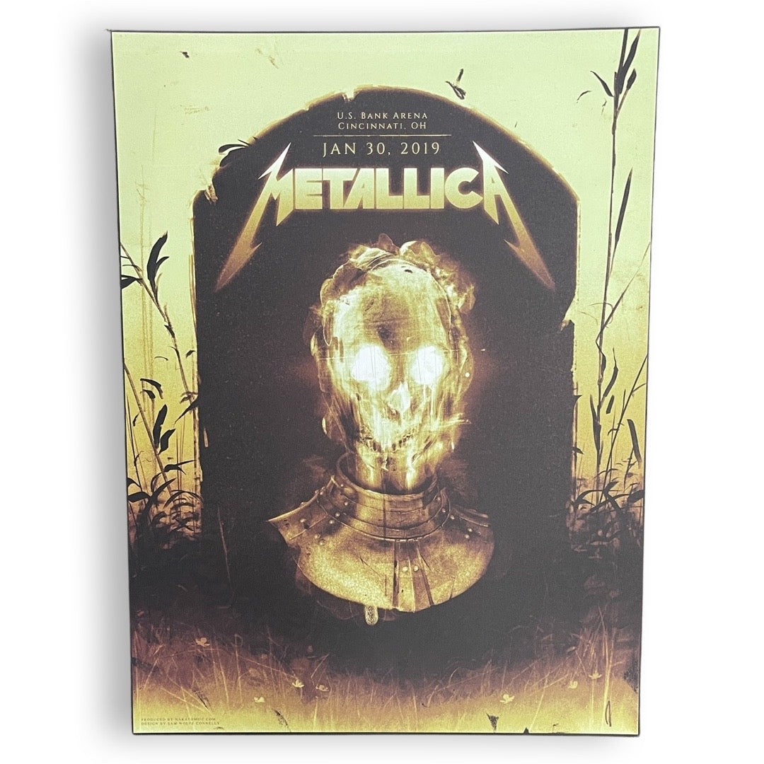 Metallica January 30, 2019 Cincinnati [Nakatomi Screen Print]