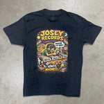 Josey Records Vinyl Madness Tee [Multi Print on Blue]