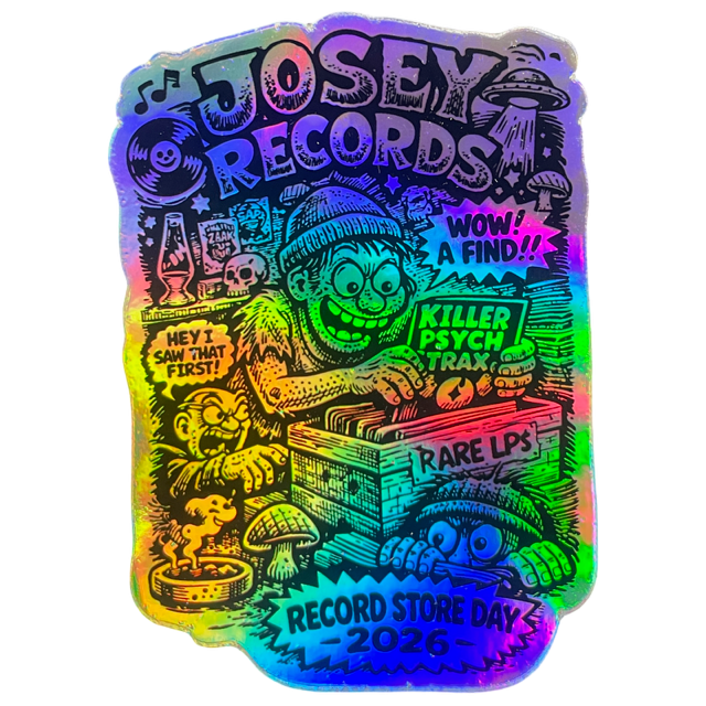 Josey Records Records Store Day 2026 Holographic Sticker
