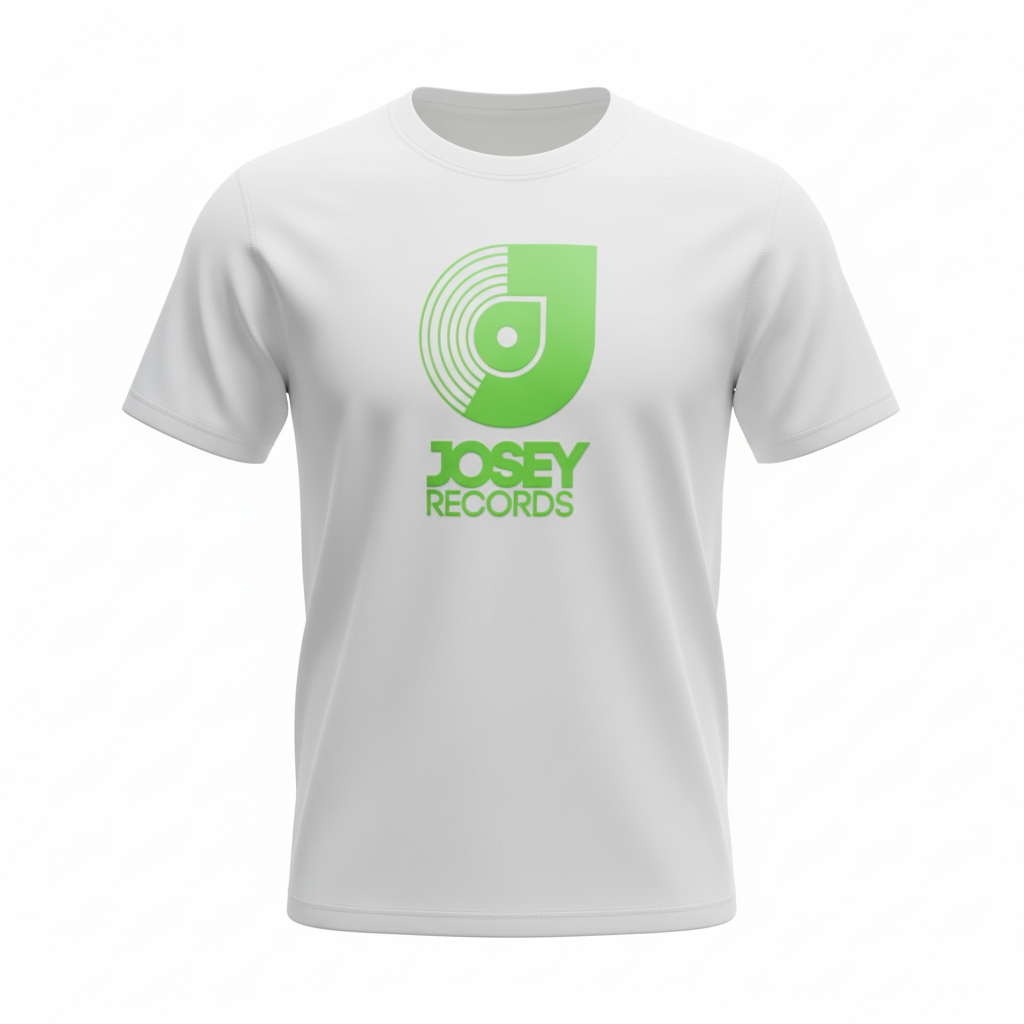 Josey Logo Tee [Lime on Tan]