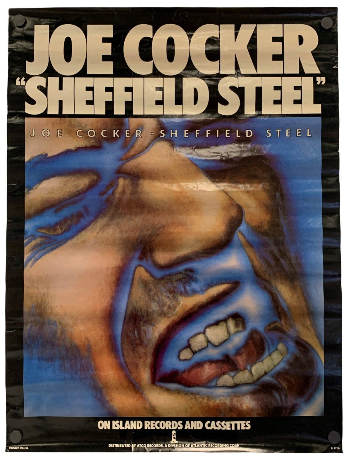 Joe Cocker - Sheffield Steel Promo Poster