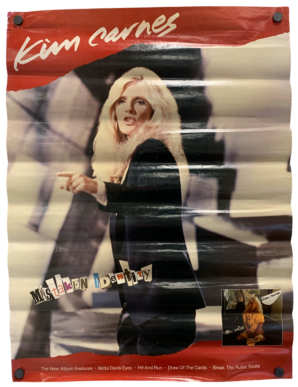 Kim Carnes - Mistaken Identity Promo Poster