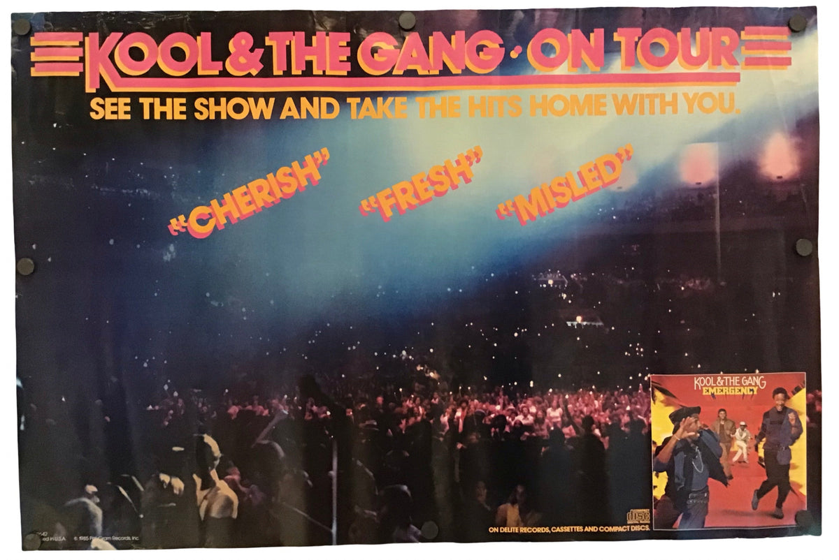 Kool & The Gang - Tour Poster for Emergency