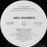 J.T. Taylor Duet With Stephanie Mills : Heart To Heart (12", Promo)