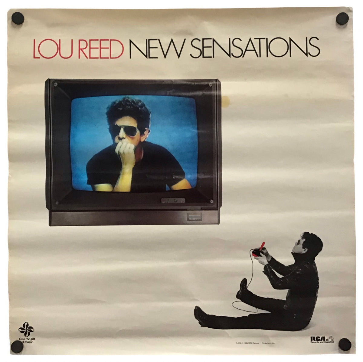 Lou Reed - New Sensations Promo Poster