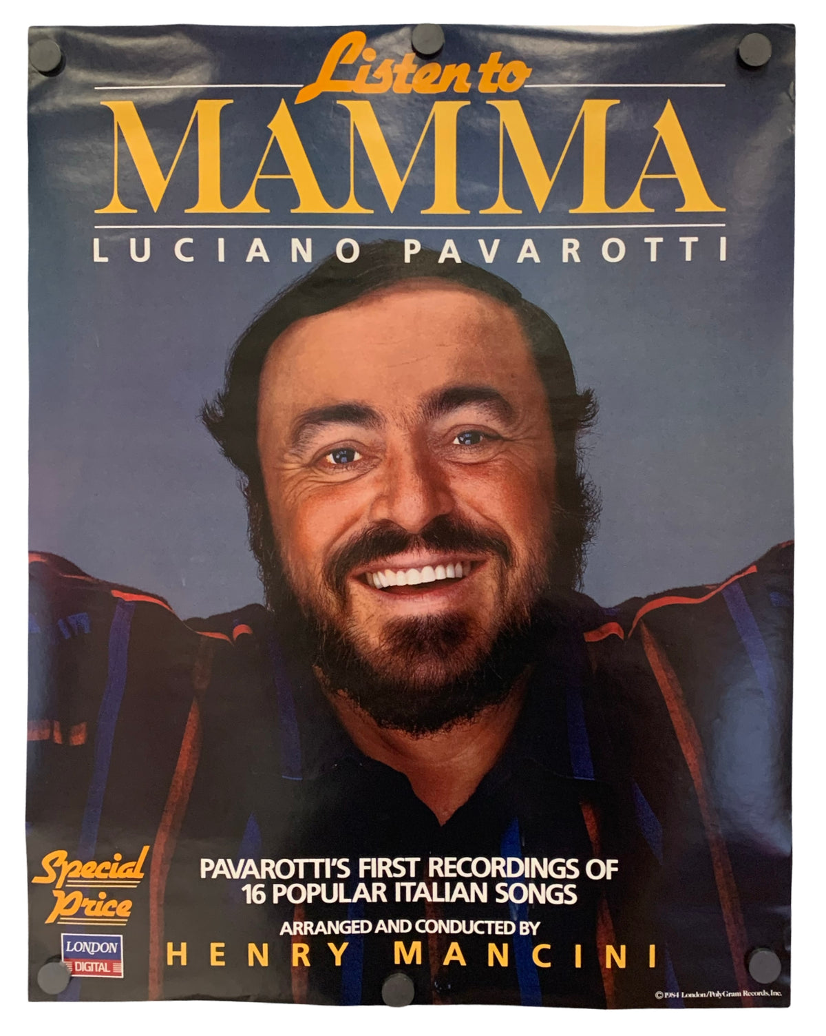 Luciano Pavarotti - Mamma Promo Poster