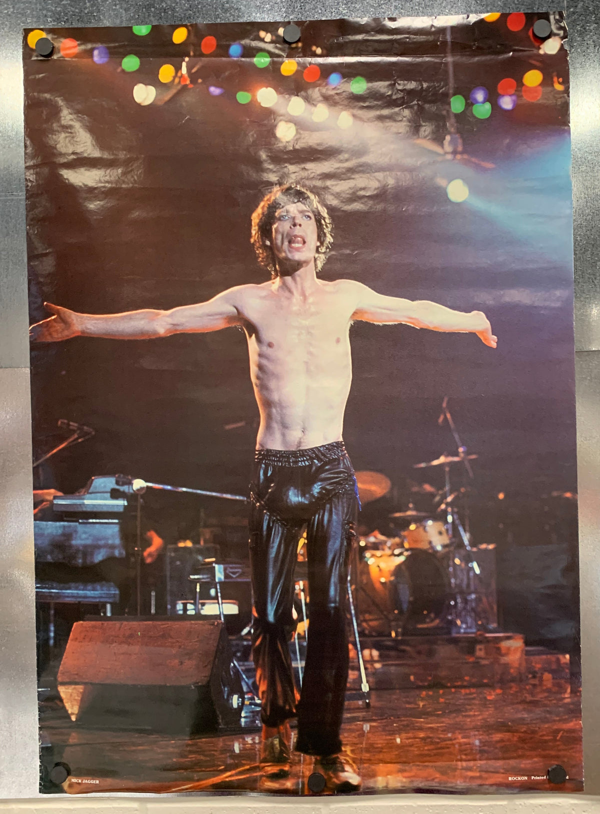 Mick Jagger - Concert Poster