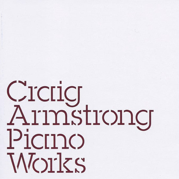 Craig Armstrong - Piano Works [Pre-Owned CD]