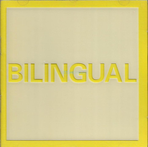 Pet Shop Boys - Bilingual [Pre-Owned CD]