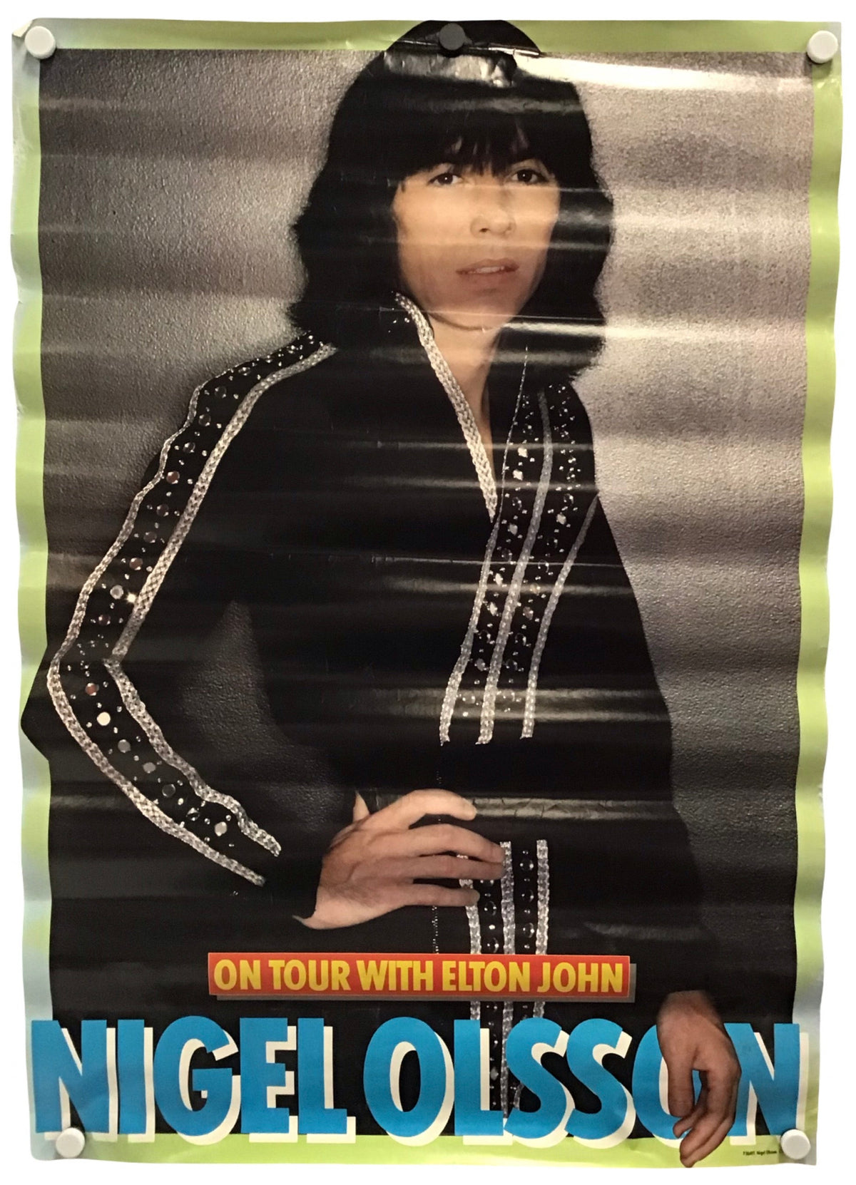 Nigel Olsson - Promo Poster for Tour with Elton John