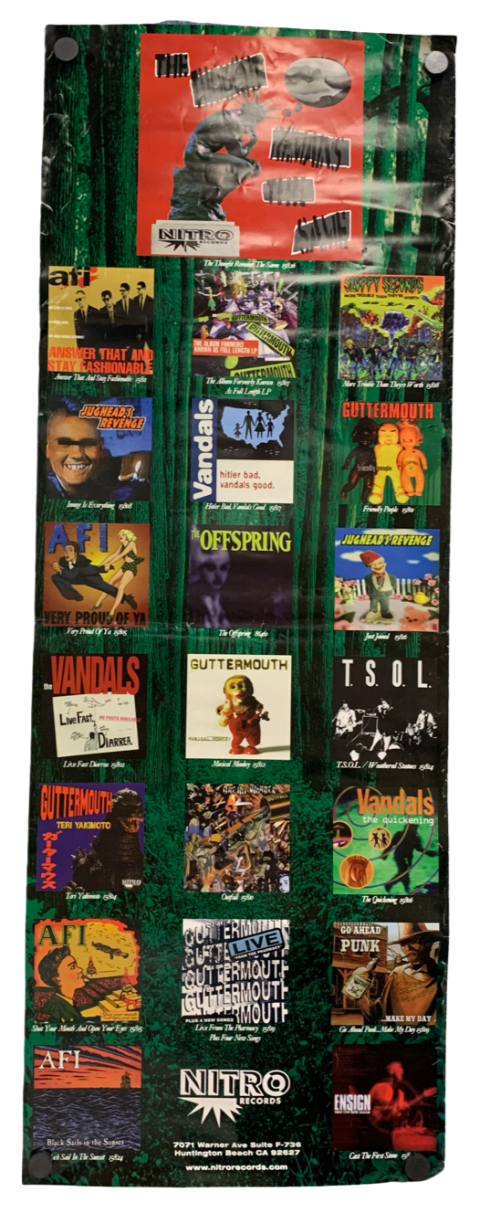 Nitro Records - 1996 Punk Band Promo Poster