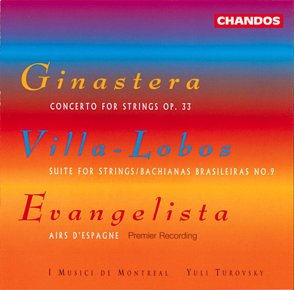 Ginastera/Villa-Lobos/& - Concerto Per Corde/Bachianas [Pre-Owned CD]