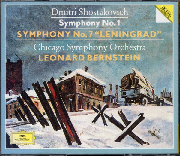 Dmitri Shostakovich; Chicago Symphony Orchestra; Leonard Bernstein - Symphony No. 1 / Symphony No. 7 "Leningrad" [Pre-Owned CD]