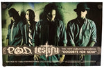 A rectangular POD Testify album poster for 'Goodbye For Now' featuring the band members in a dark, moody green-toned photo with the band's name and album title printed across the bottom.