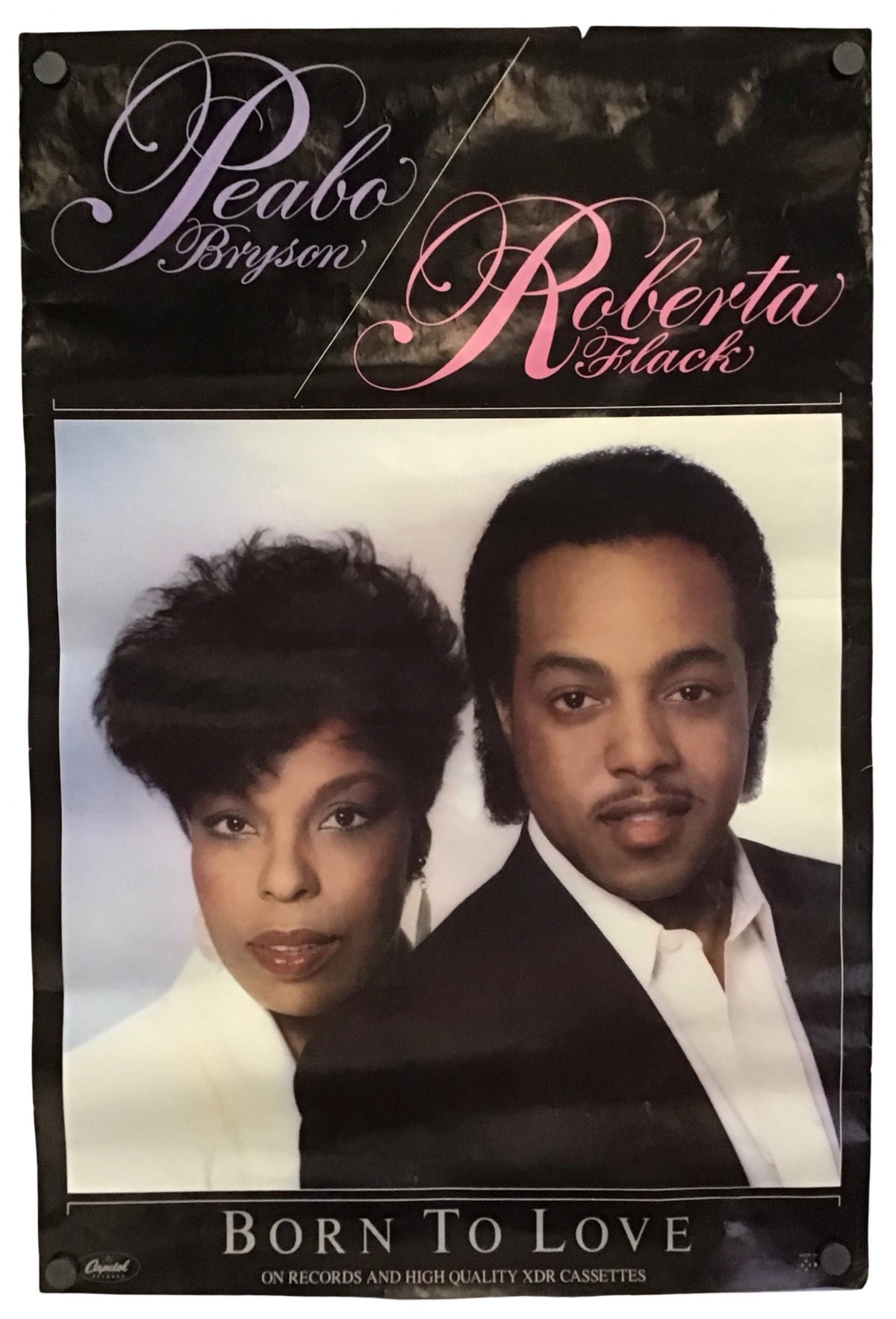 Roberta Flack & Peabo Bryson - Born To Love Promo Poster