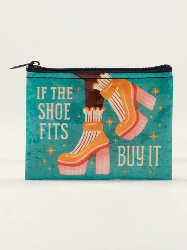 Blue Q Coin Purse - If The Shoe Fits, Buy It