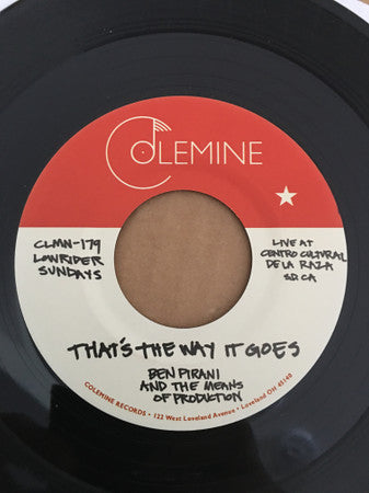 Ben Pirani And The Means Of Production - That’s The Way It Goes / Dreamin’s For Free (Vinyl)