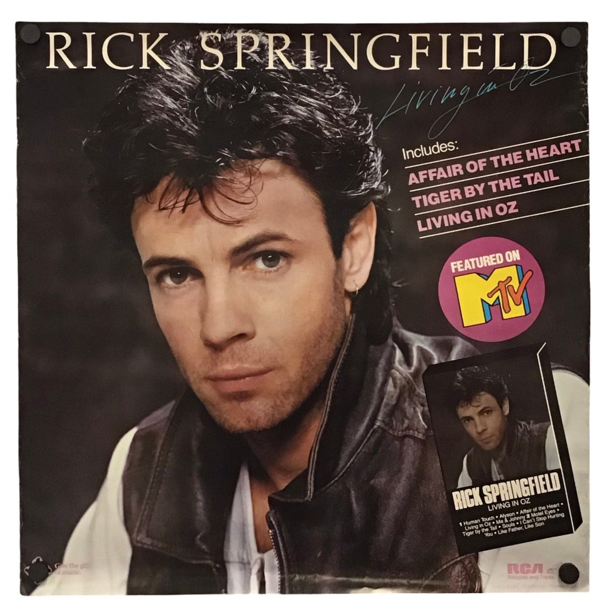 Rick Springfield - Living in Oz Promo Poster