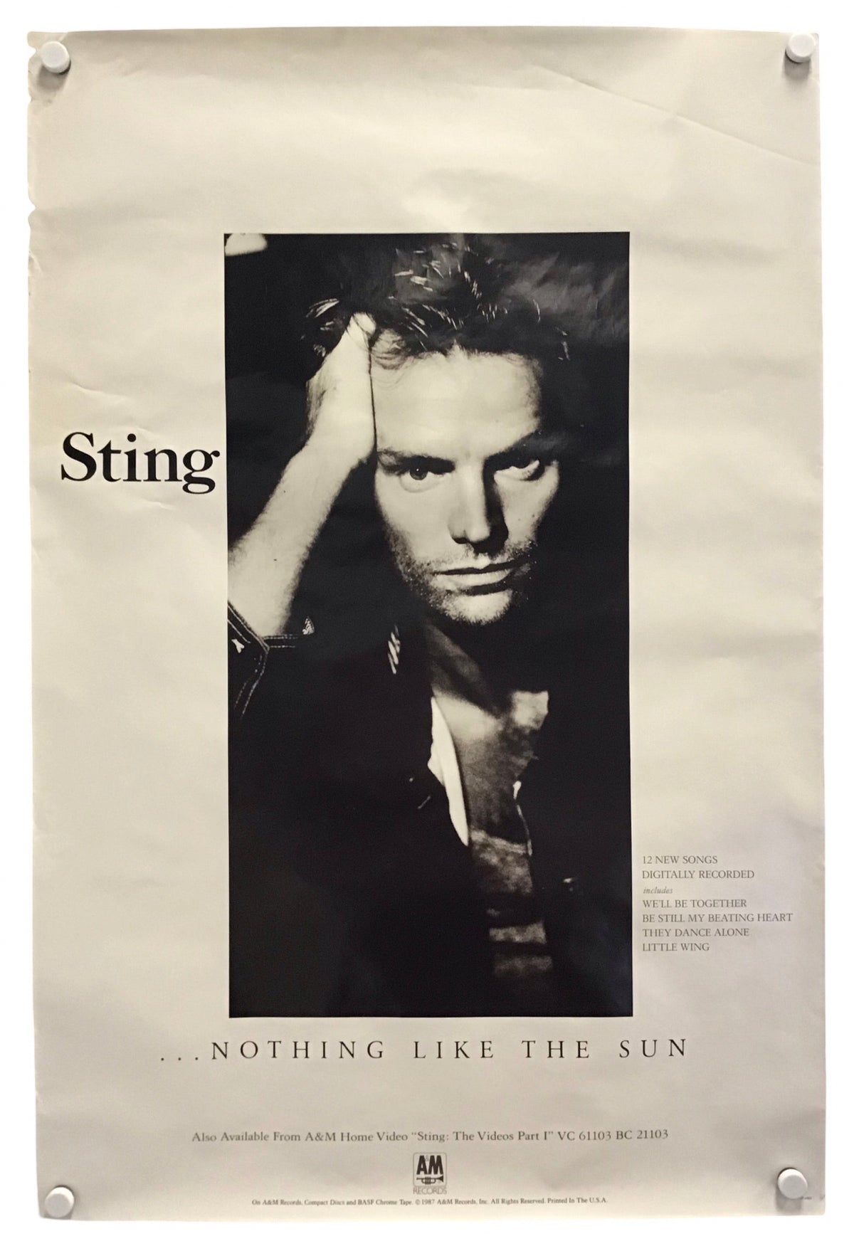 A vintage movie poster for Sting's album '.
