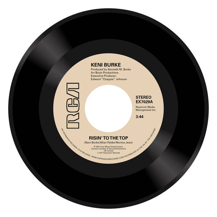 Keni Burke - Risin' To The Top / Hang Tight (7" 45)