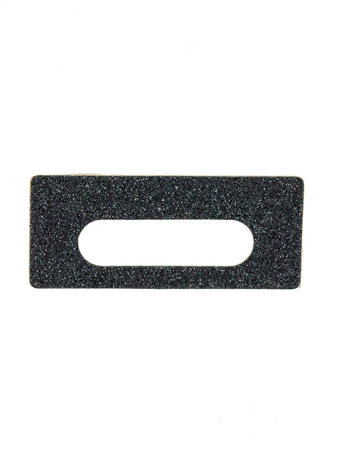 Black Glitter Cassette Decal Bag Charm | Cute Sticker Gifts