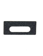 Black Glitter Cassette Decal Bag Charm | Cute Sticker Gifts
