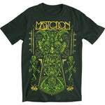 Mastodon Devil On Hunter Green T-shirt