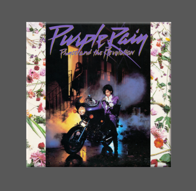 PRINCE, Magnet, Button, Fridge Magnet, PURPLE RAIN