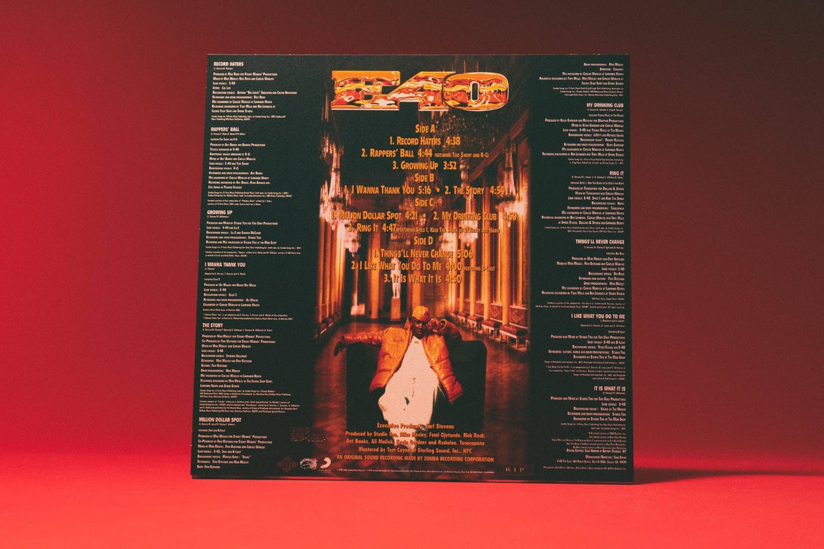 E-40 — Tha Hall of Game | 1996 West Coast Hip-Hop Vinyl LP