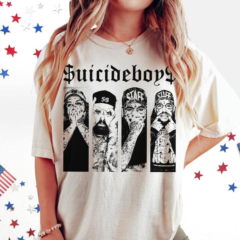 Vintage Suicideboys Music Concert Shirt
