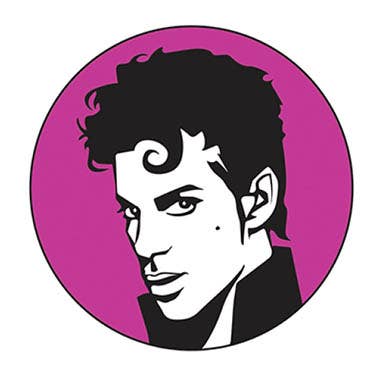 Button-Purple Man