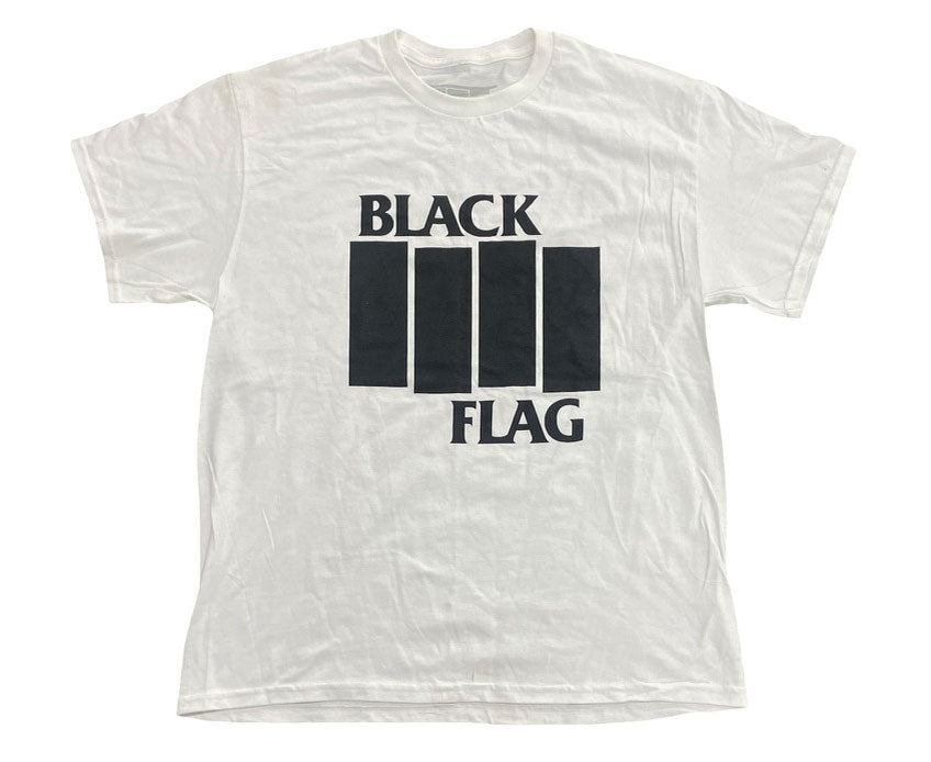 Black Flag Logo Tee L (Vintage Apparel)