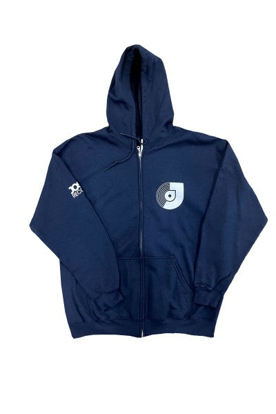 Sudadera con capucha y cremallera Josey Bug [azul marino]
