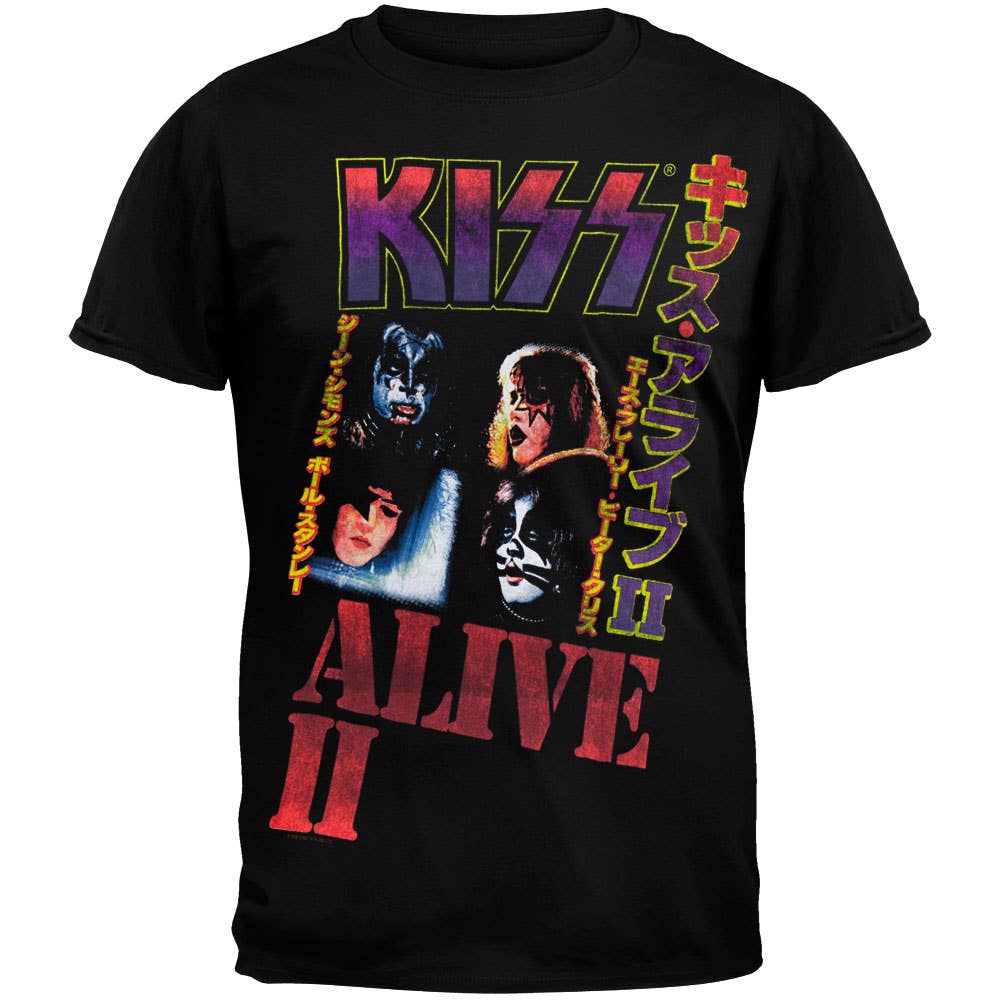 Kiss - Japan Alive IIMen's Premium Soft T Shirt