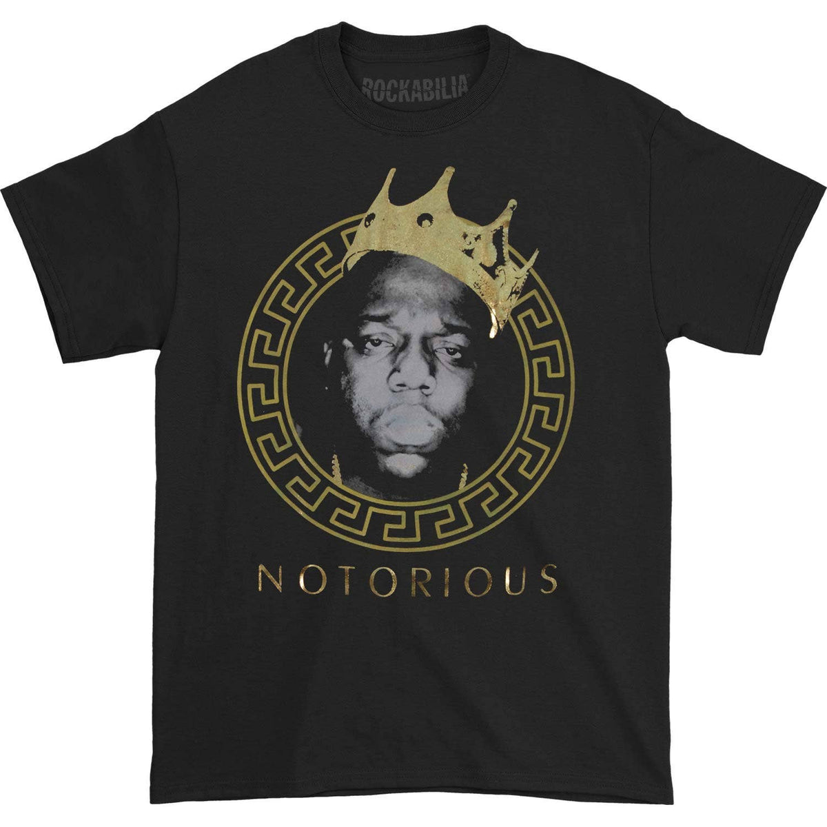Notorious B.I.G. Gold Foil Crown T-shirt