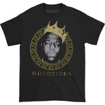 Notorious B.I.G. Gold Foil Crown T-shirt