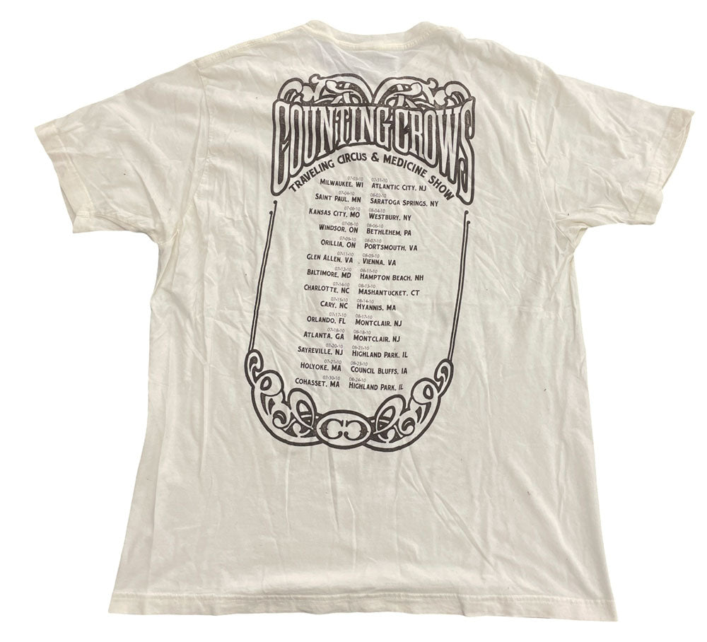 Counting Crows 2010 Tour Tee XL (Vintage Apparel)