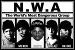 N.W.A. 24x36 The World's Most Dangerous Group Black & White