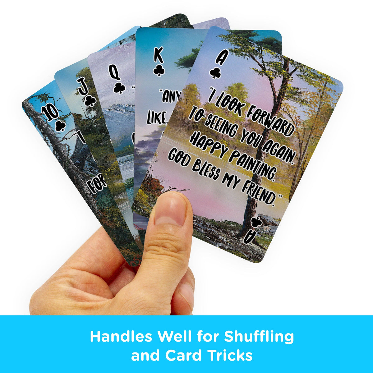 Bob Ross Quotes Playing Cards