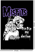 Misfits Die Die My Darling Poster - 24" X 36"