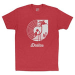 Josey Dallas Logo Tee [White On Red]