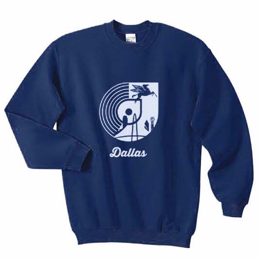 Josey Dallas Logo Sweatshirt [Blue]