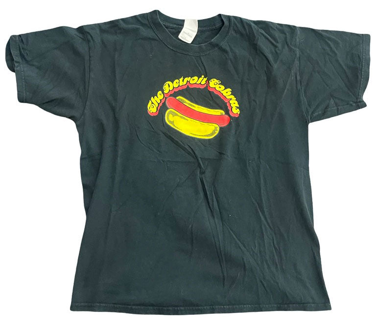 Detroit Cobras Logo Tee L (Vintage Apparel)