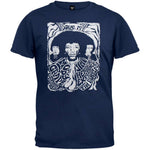 Jimi Hendrix - Flocked Concert Flyer Men's T Shirt